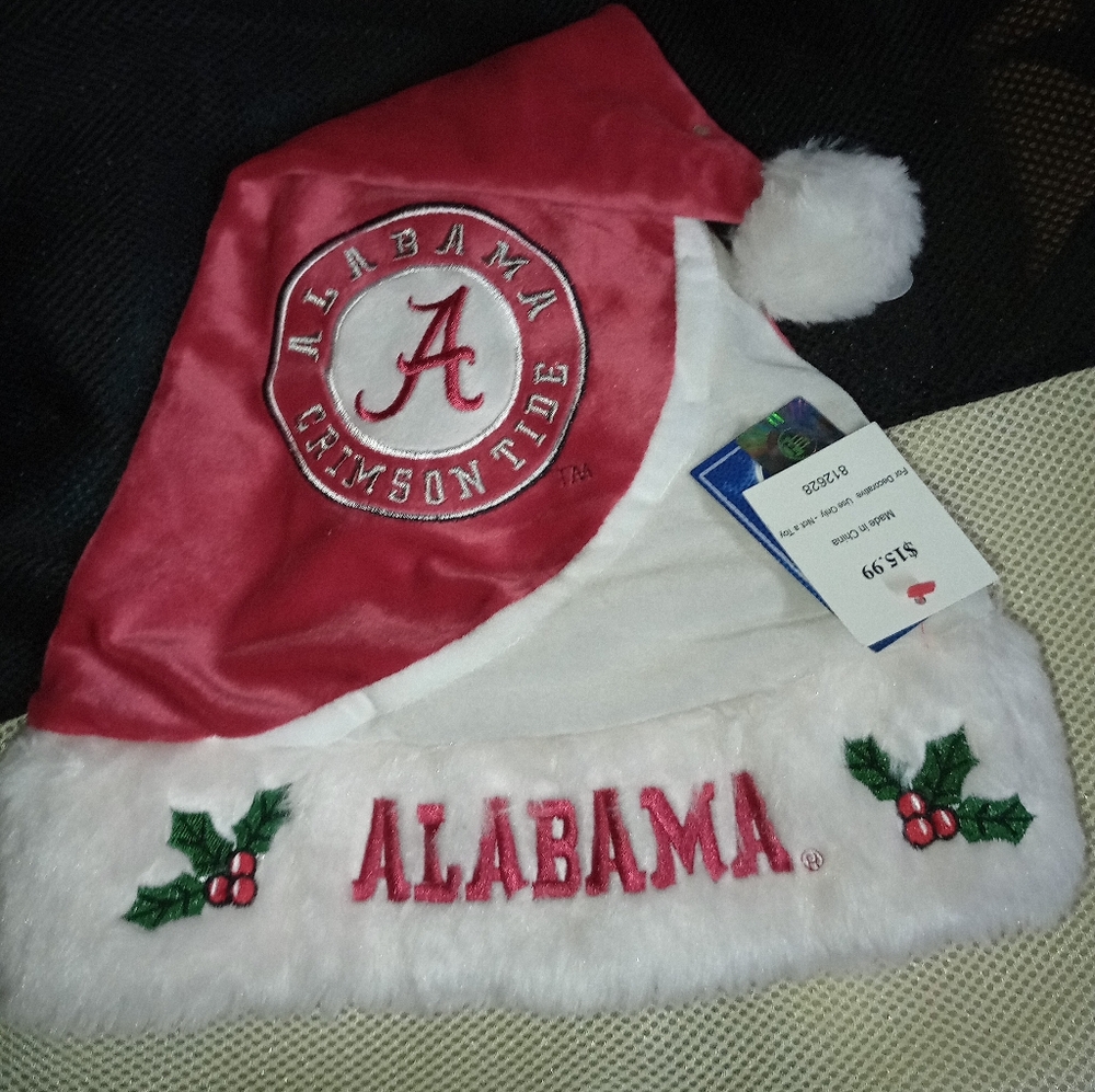 Alabama crimson tide Santa hat